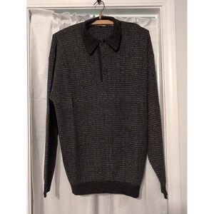 Vintage Barry Bricken Men's Silk Cashmere Blend Sweater Size Large